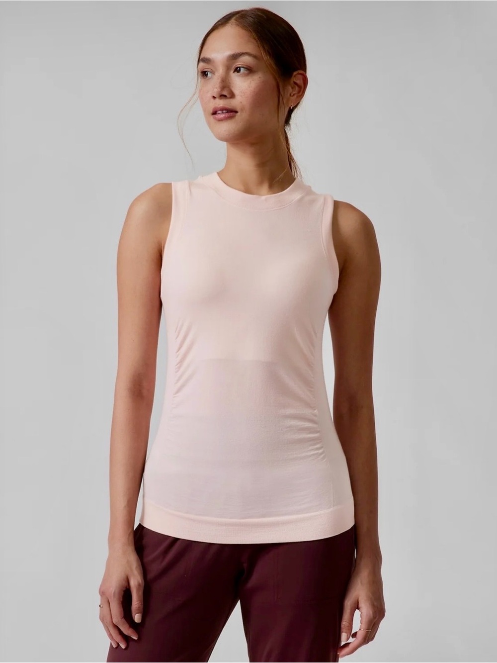 Athleta Light Blush Crewneck Tank